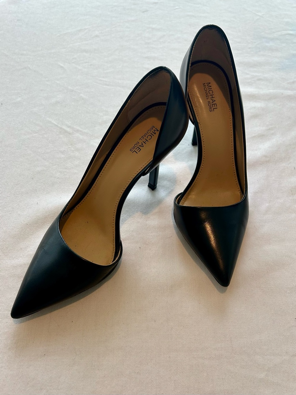 Michael Kors Black Pointed-Toe Stiletto Pumps